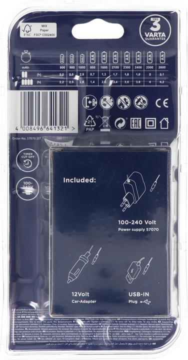 Produktbild Varta LCD Charger (1 Stk., AAA, AA, 2600 mAh, Ladegerät ohne Akku)