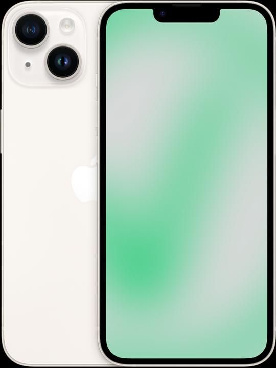 Actual product image Revendo iPhone 14 (128 GB, Starlight, 6.10", 12 Mpx, SIM + eSIM, A / Like new)