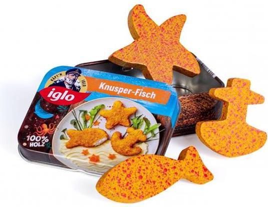 Produktbild Erzi Knusperfisch von Iglo in der Dose