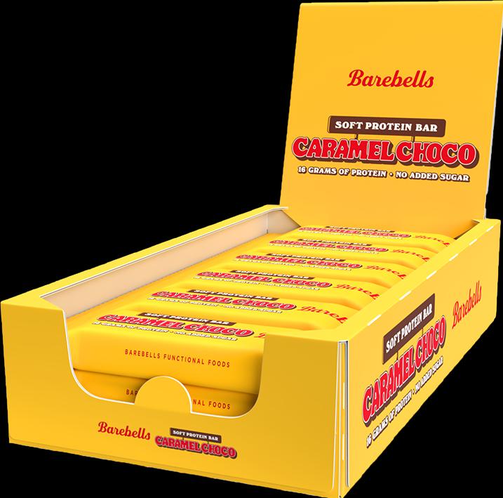 Image du produit Barebells Barre de protéines douce (Caramel Choco, 12 pcs, 660 g)