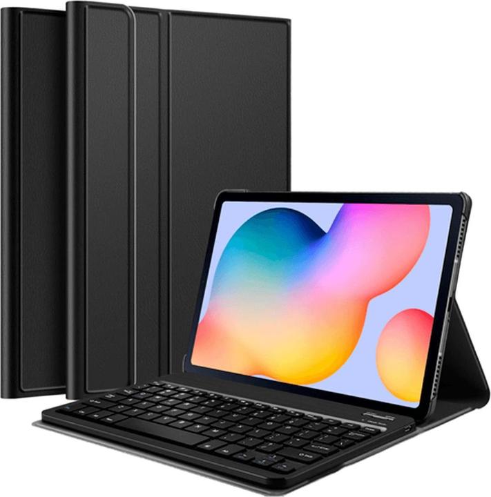 Actual product image Just in Case Samsung Galaxy Tab S6 Lite Premium Toetsenbord Hoes Zwart QWERTY (Eng. Int., Galaxy Tab S6 Lite)