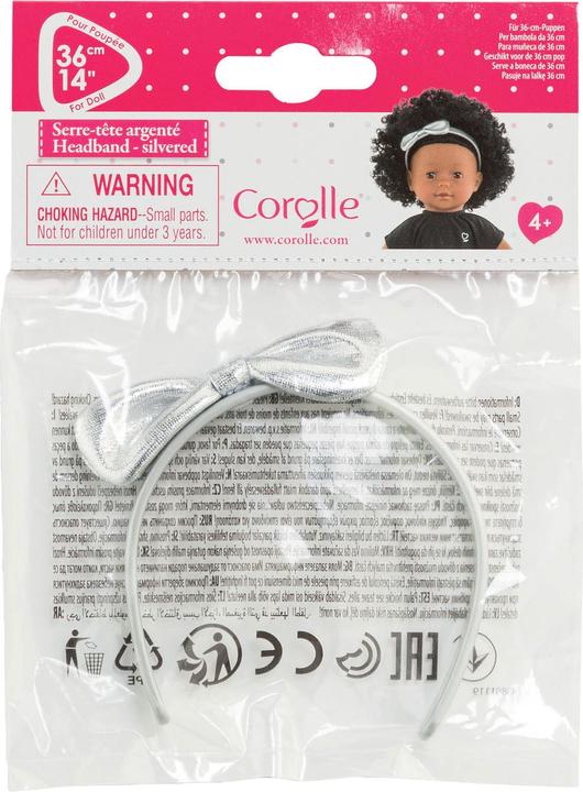 Actual product image Corolle Mc Cerchietto Con Fiocco Argentato