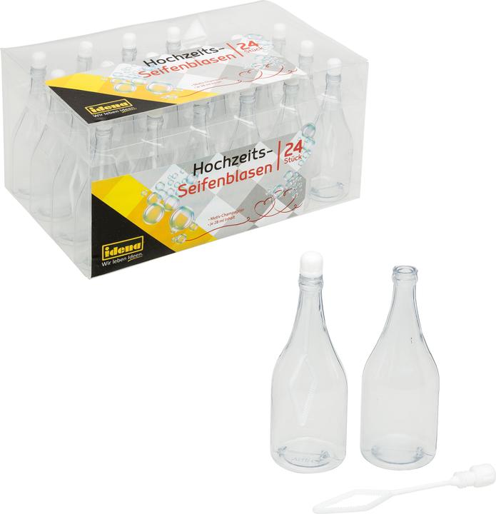 Actual product image Idena Bubbles 28ml Champagne Bottle 24pcs