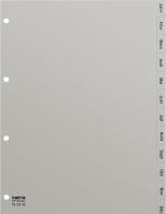 Produktbild Kolma Register 1874403 A4, PP, janvier-décembre, französisch, grau
