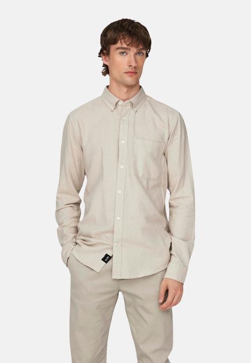 Immagine prodotto Only & Sons Camicia a maniche lunghe a tinta unita (S)
