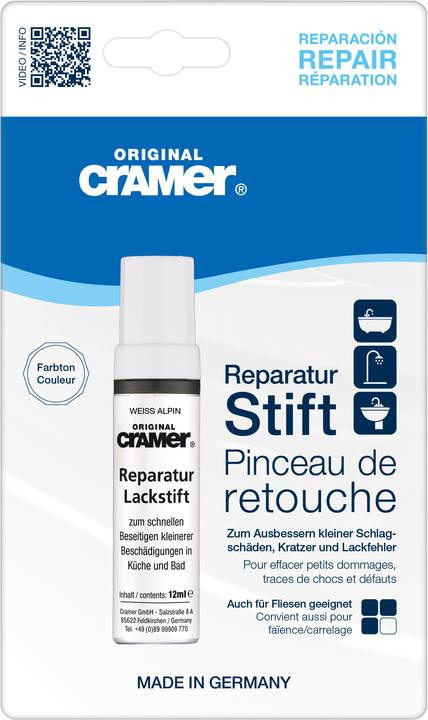 Cramer Reparatur-Stift (White Alpine, 0.01 l)