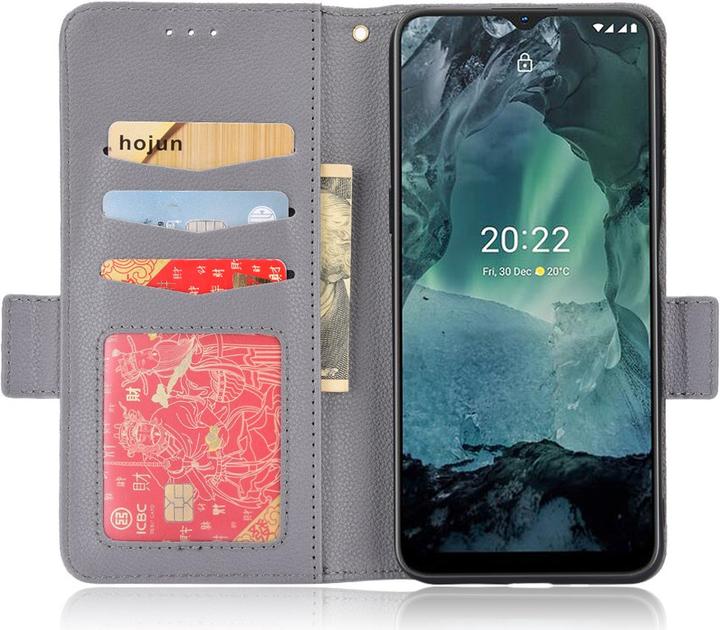 Produktbild Cover-Discount Nokia G11 / G21 - Stand Flip Case Hülle grau