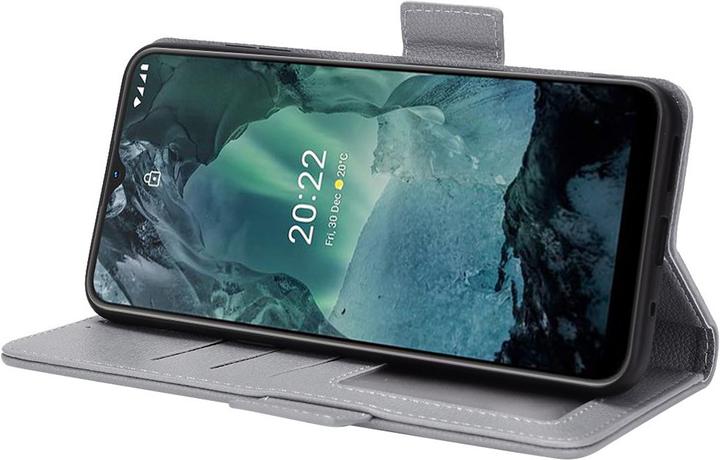 Produktbild Cover-Discount Nokia G11 / G21 - Stand Flip Case Hülle grau