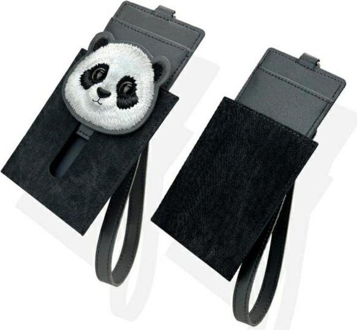Produktbild Pupa Milano Nimmy 3in1 Set phone bag + wallet + locator case black Big Eyed Pet 2.0 Panda
