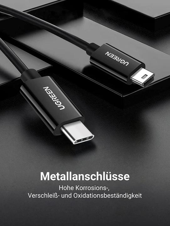 Immagine prodotto Ugreen USB-C – Mini USB (1 m, USB 2.0)
