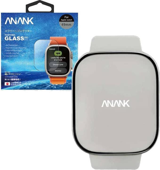 Produktbild Anank Apple Watch Ultra 49mm - Tempered Glass / Panzerglas - 3D