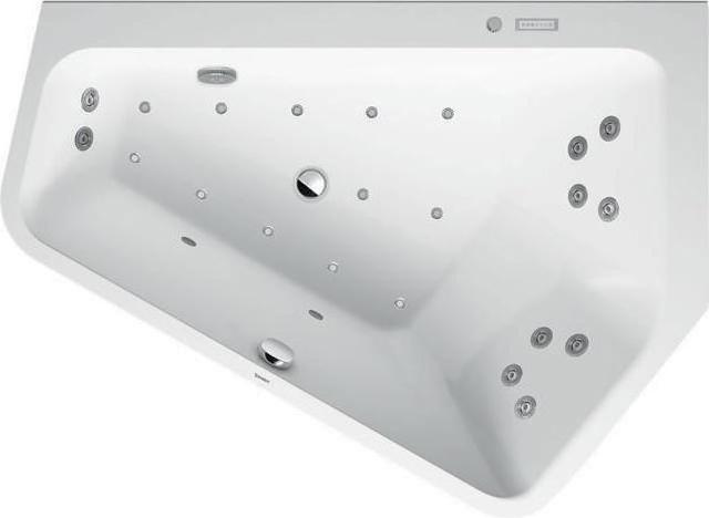 Image du produit Duravit Baignoire balnéo PAIOVA 5 coin re 205 l 1770x1300mm we Air-System (205 l, 177 cm, 130 cm)