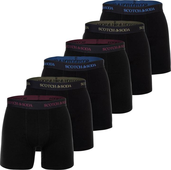 Produktbild Scotch & Soda Solid Cotton Stretch (L, 6er Pack)