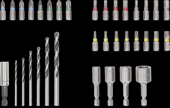 Produktbild Bosch Professional Bit Set Extra Hard 35 tlg (PH1 / PH2 / PH3)