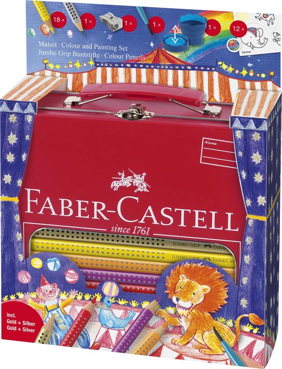 Faber-Castell Jumbo Grip Grip Case Circus Circus (Multicolore)