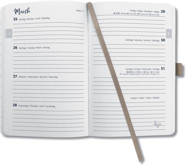 Actual product image Sigel Agenda de poche JOLIE motif (9.5 x 15 cm, German)
