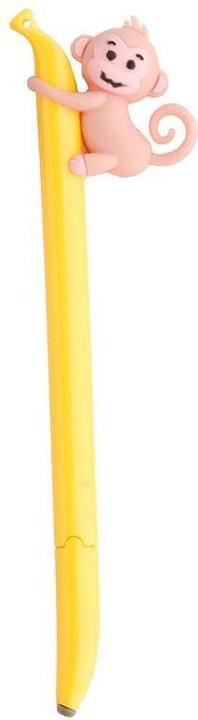 Produktbild Puckator Affe Banane feine Spitze Kugelschreiber Kuli (Schwarz)