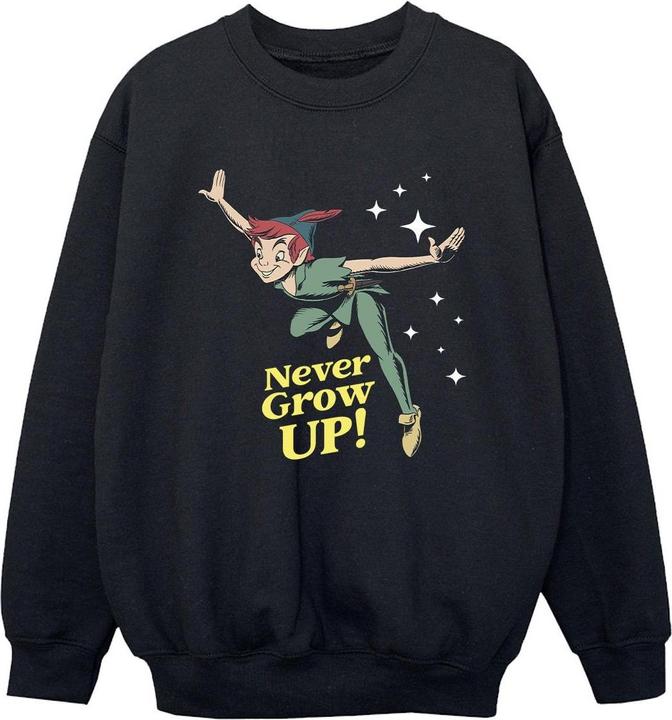 Disney Peter Pan Never Grow Up Sweatshirt Jungen (140, 146)