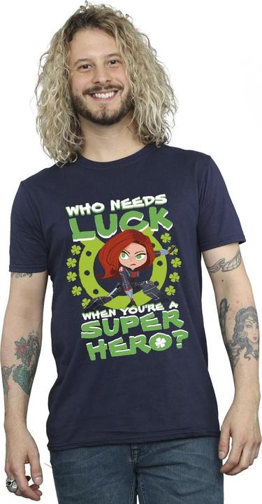 Image du produit - T-shirt ST PATRICK'S DAY BLACK WIDOW LUCK - Homme (XL)