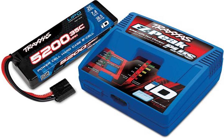 Immagine prodotto Traxxas PACK AKKU/LADEGERÃ„T 1x 2970 Ladeger. 1x2844R 5200mAh LiPo