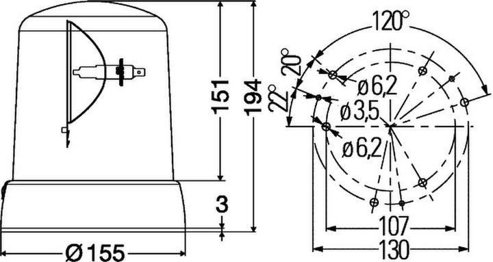 Immagine prodotto Hella FARO KL7000F 12V