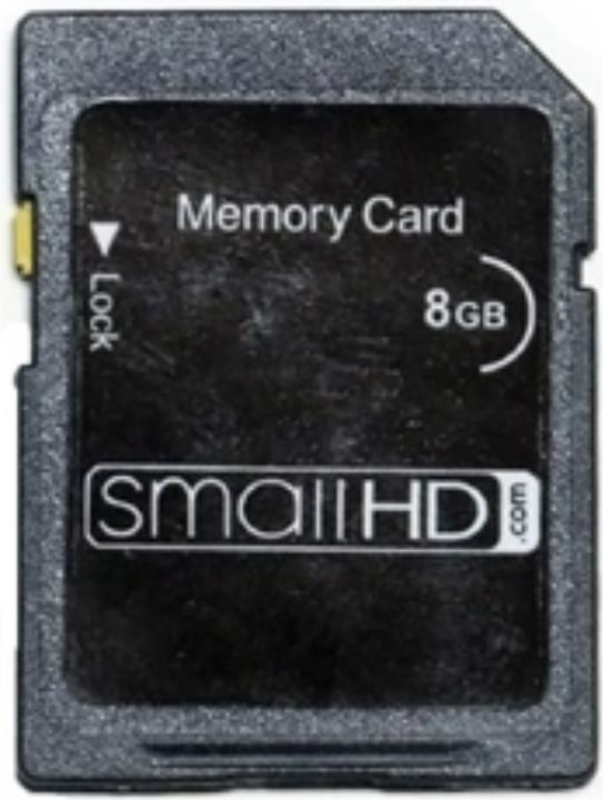 Actual product image SmallHD SD card (8 GB, SD, U1)
