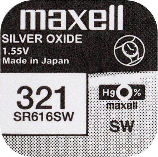 Produktbild Maxell 321 / SR616SW (1 Stk., SR616, 16 mAh)