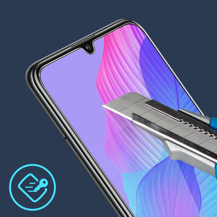 Actual product image Avizar Crystal clear film, glass screen protector (1 Piece, Huawei P Smart S)