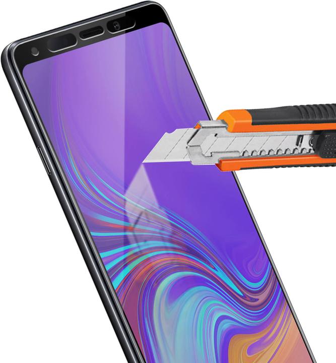 Actual product image Avizar Edge to Edge screen protector, display foil (1 Piece, Samsung Galaxy A9 (2018))