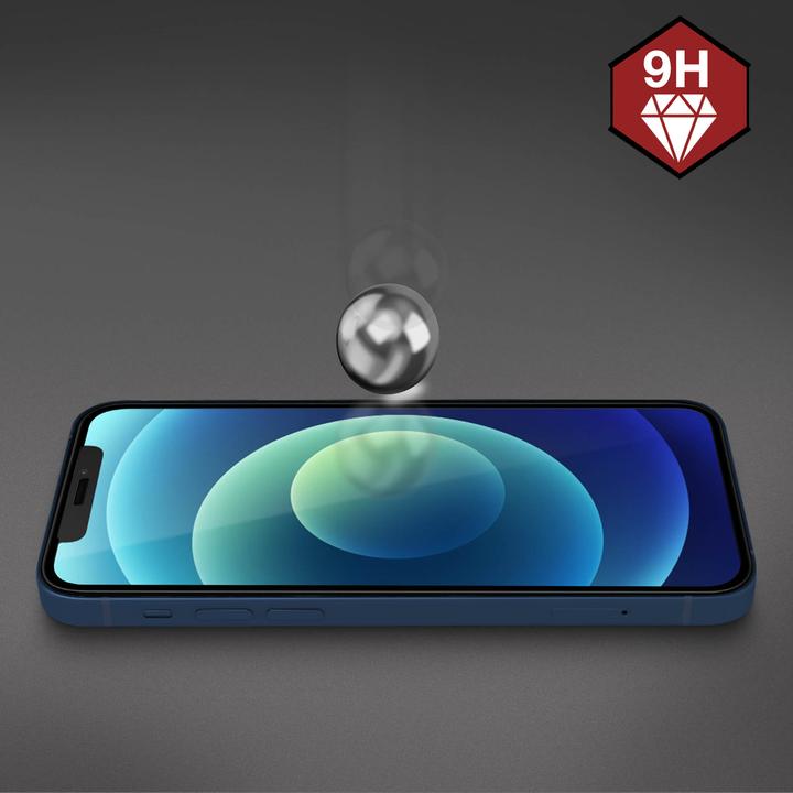 Produktbild 3MK Hardglass Max Bildschirmschutz (1 Stück, Apple iPhone 12 mini)