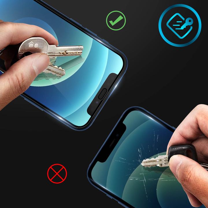 Produktbild Avizar Displayschutzfolie, Case friendly Schutz (1 Stück, Apple iPhone 12 mini)