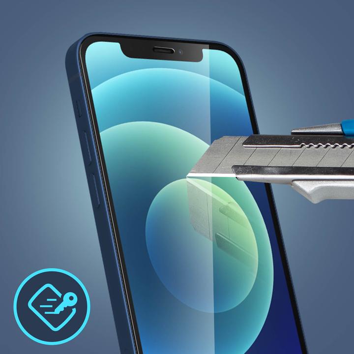 Actual product image Avizar Crystal clear film, glass screen protector (1 Piece, Apple iPhone 12 Pro)