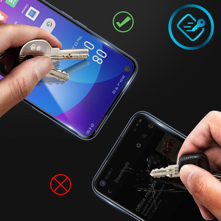 Actual product image Avizar Display protection film, case friendly protection (1 Piece, Oppo A52)