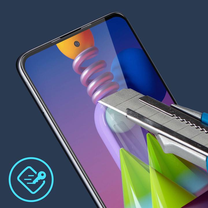 Produktbild Avizar Panzerglas, Glas Schutzfolie, Schutzglas (1 Stück, Samsung Galaxy M62)