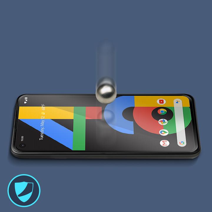 Actual product image Avizar bulletproof glass, glass protective film, protective glass (1 Piece, Google Pixel 4a)