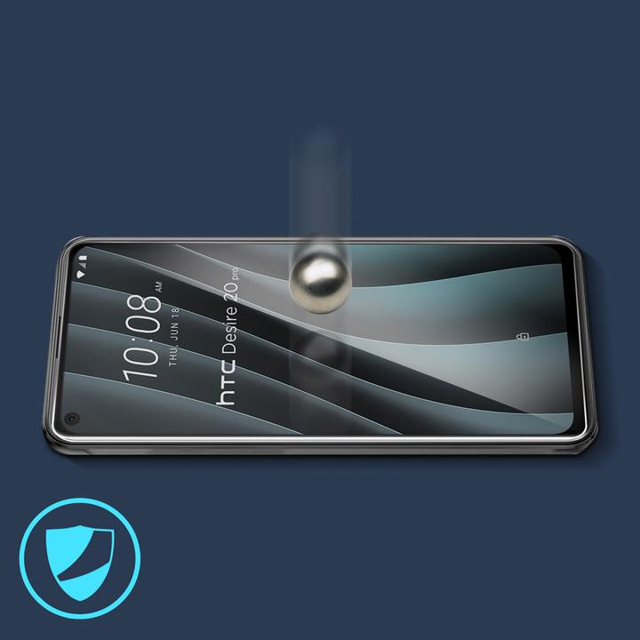 Actual product image Avizar Crystal clear film, glass screen protector (1 Piece, HTC Desire 20 Pro)
