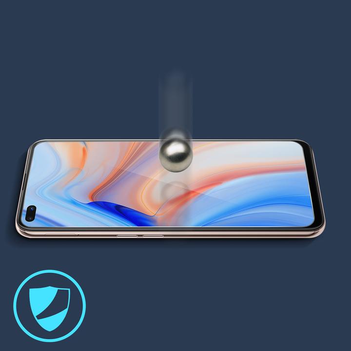 Actual product image Avizar Crystal clear film, glass screen protector (1 Piece, Oppo Reno 4)