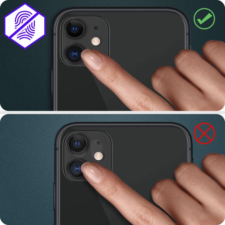 Actual product image Avizar Protective film, rear camera film, camera protection (1 Piece, Apple iPhone 11)