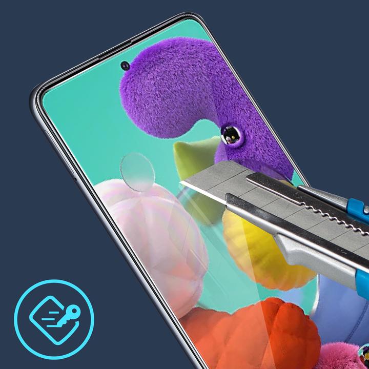 Actual product image Avizar Crystal clear film, glass screen protector (1 Piece, Samsung Galaxy A51 5G)
