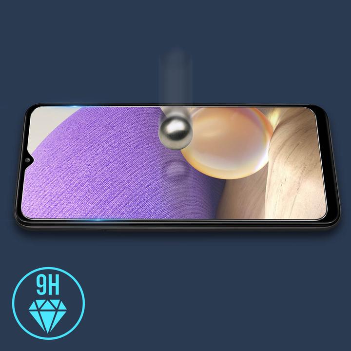 Actual product image Avizar Crystal clear film, glass screen protector (1 Piece, Samsung Galaxy A32 5G)