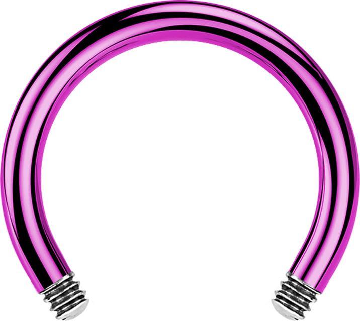 Produktbild Star Piercing Micro Circular Barbell-Stab violett (ohne Messing, Titan G23)