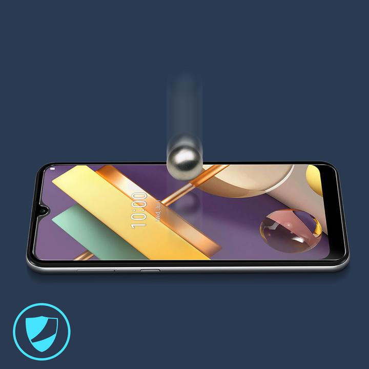 Actual product image Avizar Crystal clear film, glass screen protector (1 Piece, LG K22)