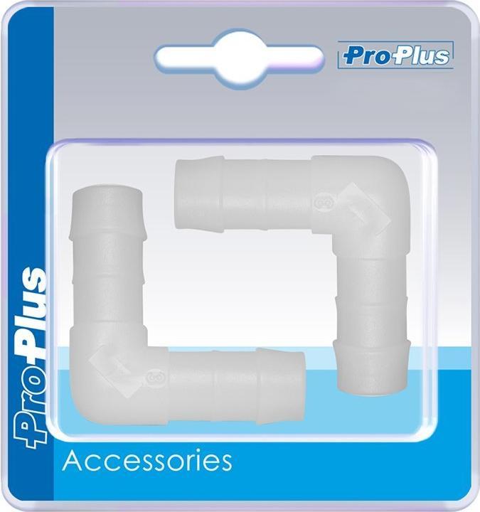 ProPlus Raccord de tuyau coudé 12mm 2 pièces sous blister