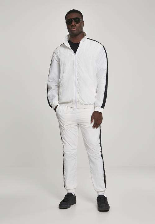 Produktbild Urban Classics Striped Sleeve Crinkle Track Jacket (XXL)