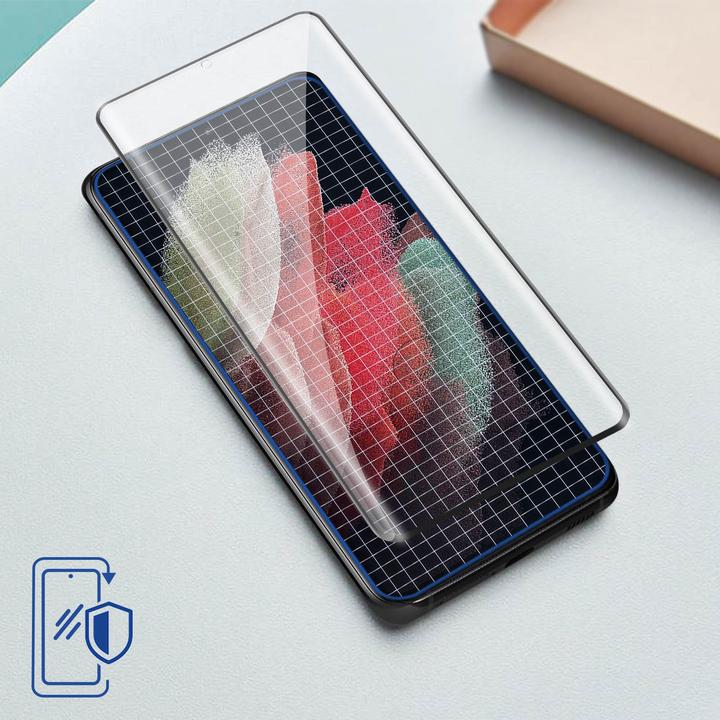 Actual product image 3MK Hardglass Max screen protector (1 Piece, Samsung Galaxy S21 Ultra)