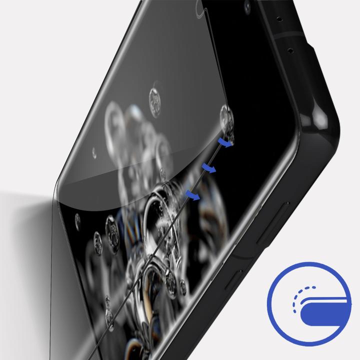 Actual product image 3MK FlexibleGlass Edge to Edge Screen Protector (1 Piece, Samsung Galaxy S20 Ultra)