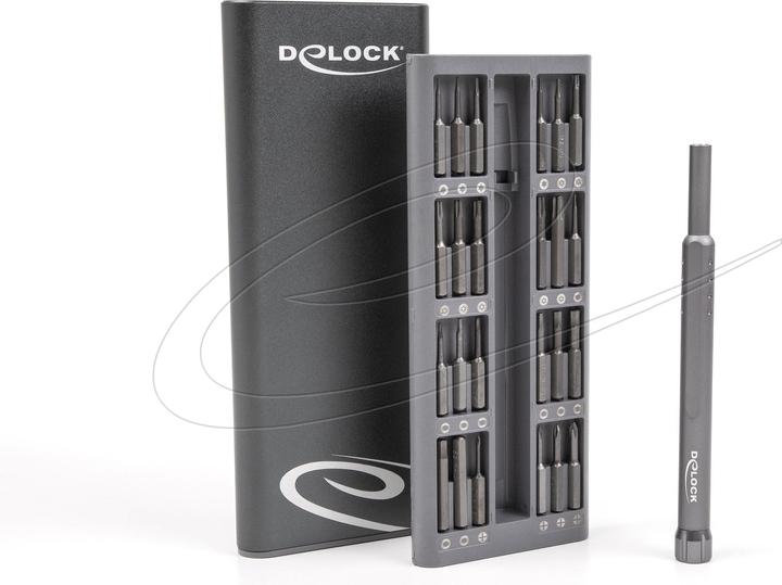 Image du produit Delock Jeu d'outils Tournevis de précision 49 pièces