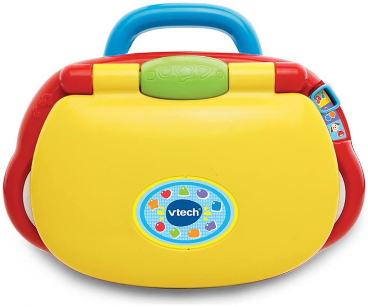 Actual product image VTech 191203 Baby My First Laptop me 40 Phrases, Sounds Songs (English Version) 6+ Months (English)