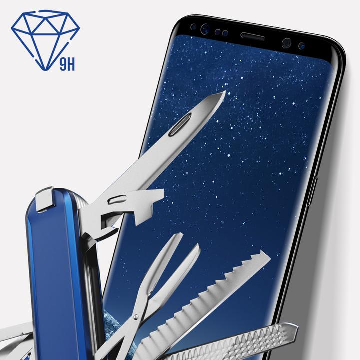 Actual product image 3MK Hardglass Max screen protector (1 Piece, Samsung Galaxy S8+)