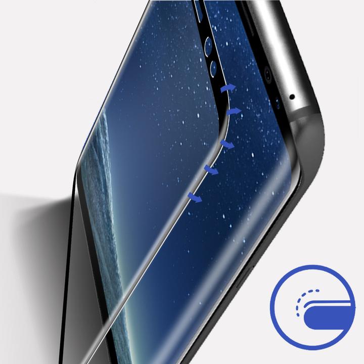 Actual product image 3MK Hardglass Max screen protector (1 Piece, Samsung Galaxy S8+)